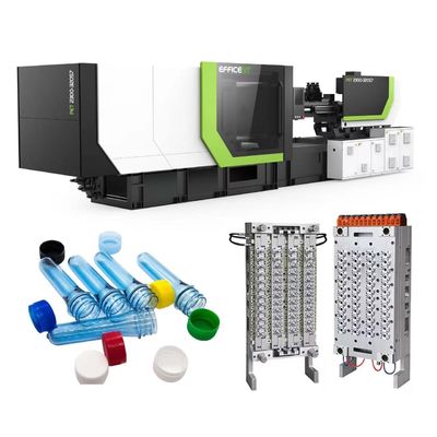خرید PET Preform Plastic Injection Moulding Machine Wide Mouth CE 300L online manufacture