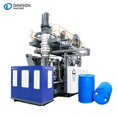 خرید ماشین قالب دهی خودکار 200L دو حلقه HDPE ماشین ساخت طبل پلاستیکی برای صنعت شیمیایی online manufacture