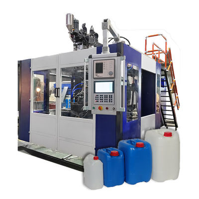 خرید دستگاه قالب گیری دمشی اکستروژن بشکه ای 10 تا 30 لیتری HDPE بطری روغن جریکان online manufacture