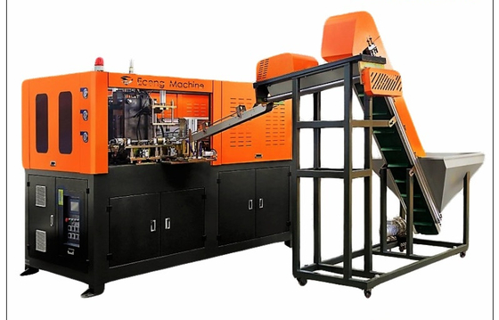 کیفیت  4 Cavity Pet Bottle Blow Molding Machine Water Fully Automatic کارخانه