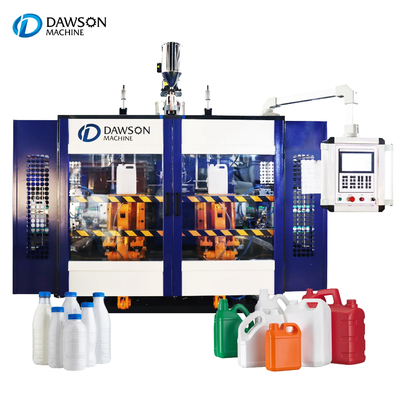 ماشین قالب دهی خودکار اکستروژن 0-5 لیتر HDPE پلاستیک Jerrycan Extrusion blow Molding Machine برای تولید