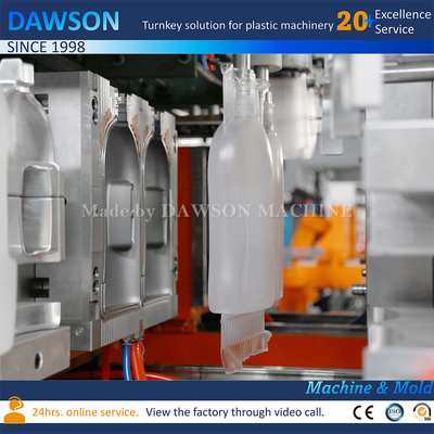 2L 3L 4L ماشین لباسشویی بطری پاک کننده ساخت پلاستیک PP HDPE Extrusion Blow Molding