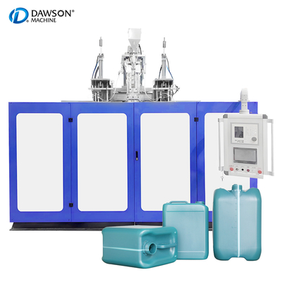 ماشین قالب گیری دوگانه خودکار پلاستیکی 5L 10L HDPE Jerrycan Extrusion