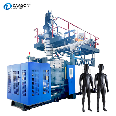 نیاز به نیروی کار 1-2 اپراتور کامل اتوماتیک پلاستیک Hdpe مدل بدن مانکن ساخت ماشین مانکن اکستروژن ماشین قالب گیری