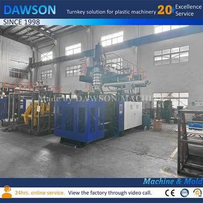 نیاز به نیروی کار 1-2 اپراتور کامل اتوماتیک پلاستیک Hdpe مدل بدن مانکن ساخت ماشین مانکن اکستروژن ماشین قالب گیری
