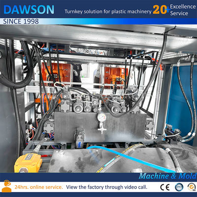 قیمت دستگاه اکستروژن بادی بطری شوینده لباسشویی HDPE با سرعت بالا و دو ایستگاه