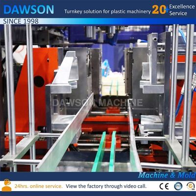 دستگاه قالب‌گیری اکستروژن بادی برای بطری، بشکه و درام‌های PP HDPE مواد شوینده، روغن و شیر با ولتاژ مشخص شده توسط مشتری (4 لیتری، 5 لیتری)