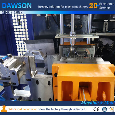 3 عدد پیچ منطقه گرمایش آسان عمل تولید اکستروژن قالب گیری دمشی دستگاه پلاستیکی بطری شیر آب