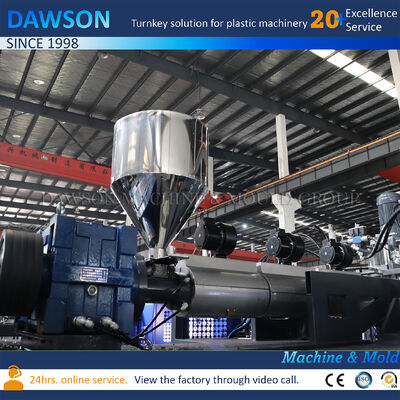 3 عدد پیچ منطقه گرمایش آسان عمل تولید اکستروژن قالب گیری دمشی دستگاه پلاستیکی بطری شیر آب