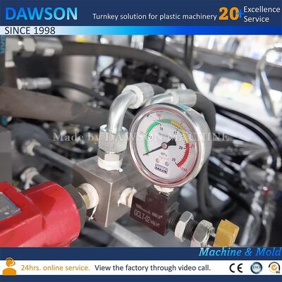 270 kN قدرت چسبندگی کاملا خودکار EVA پلاستیک 10L 15L 20L 25L 30L HDPE ماشین قالب گیری