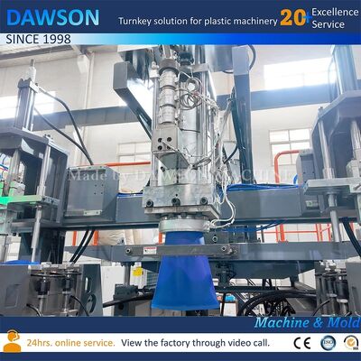 270 kN قدرت چسبندگی کاملا خودکار EVA پلاستیک 10L 15L 20L 25L 30L HDPE ماشین قالب گیری