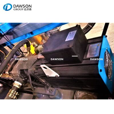 دستگاه قالب‌گیری بادی بشکه روغن روان‌کننده پلاستیکی 20 لیتری 25 لیتری با صفحه عملیاتی چینی و انگلیسی 4.4 3.4 3.6