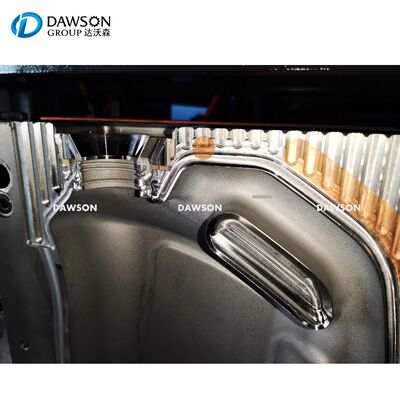 مصرف آب 80 لیتر در دقیقه دستگاه قالب‌گیری بادی اکستروژن اندازه صفحه قالب 320 میلی‌متر ایده‌آل برای تولید بطری روغن 0-5 لیتری