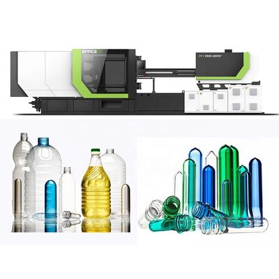 Servo Motor Type PET Preform Injection Molding Machine with 630x600 mm Tie Bar Distance and 64-72 Cavity High-Speed Production