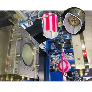 دو رنگ اقیانوس توپ ساخت ماشین آلات اکستروژن ضربه ماشین قالب گیری